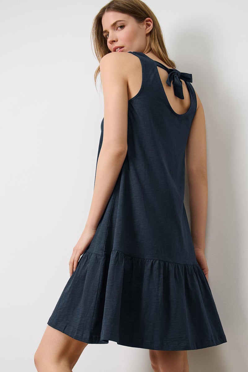 Tchibo Women Heather Jersey Dress, Navy - Image 2