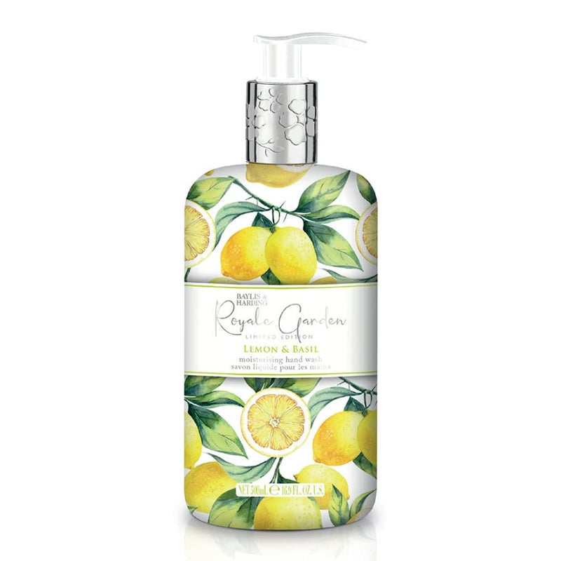 Baylis & Harding بايليس هاردينغ رويال جاردن إصدار محدود غسول يدين بالليمون والريحان 500 مل صديق للنباتيين 1 × 500 مل - Image 3