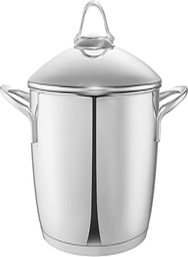 Zahran Moderna Stewpot With Handles, 18 cm, Stainless Steel - 330090002