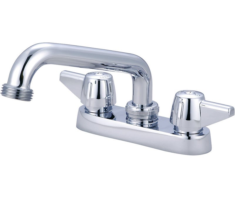 Central Brass 0084H Two Handle Cast Brass BarLaundry Faucet in Chrome