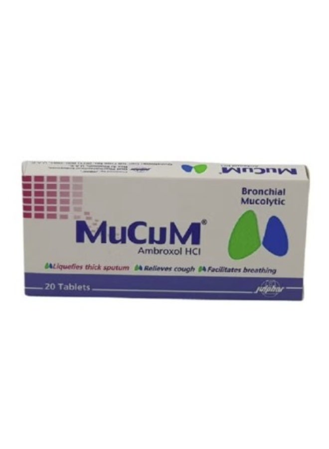 MUCUM 30MG 20 TAB