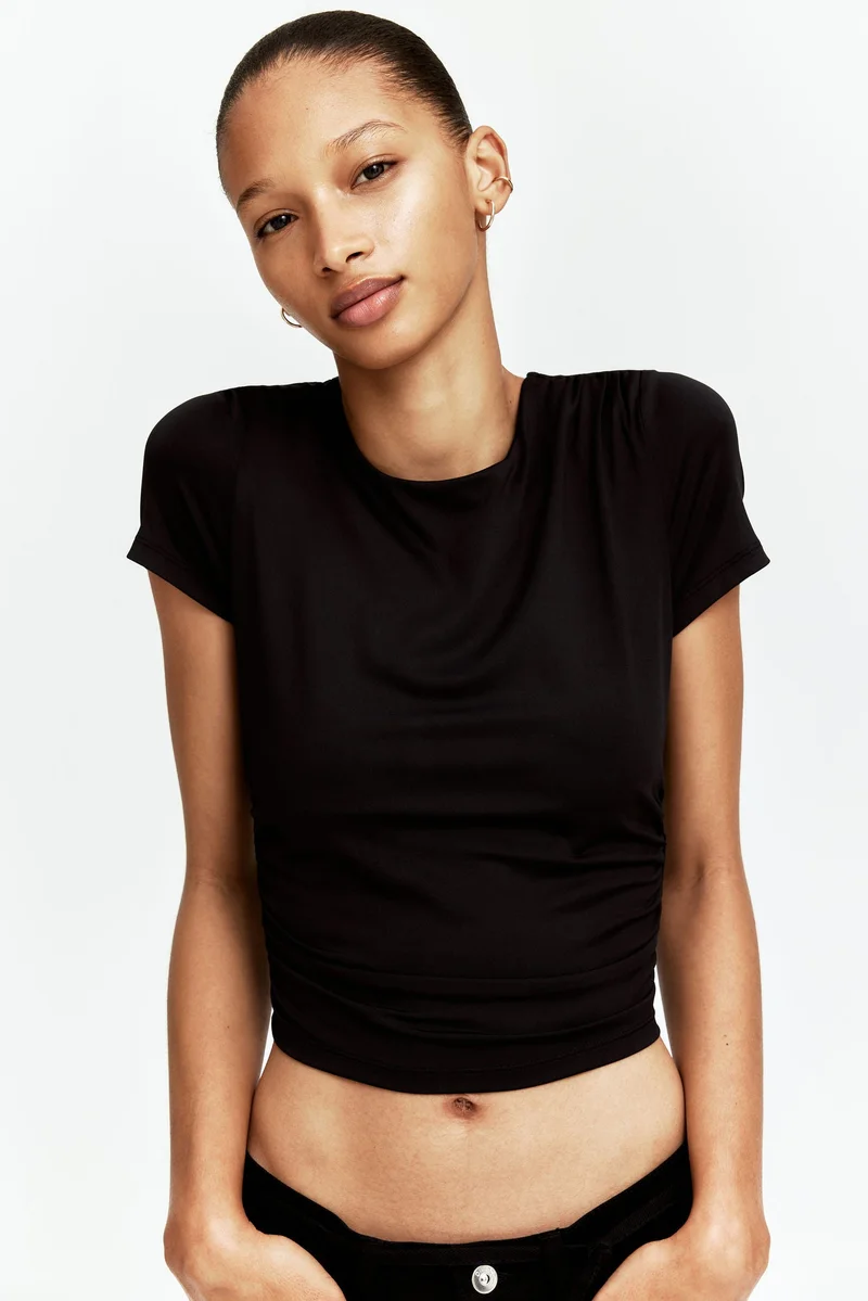 H&M Draped T-shirt