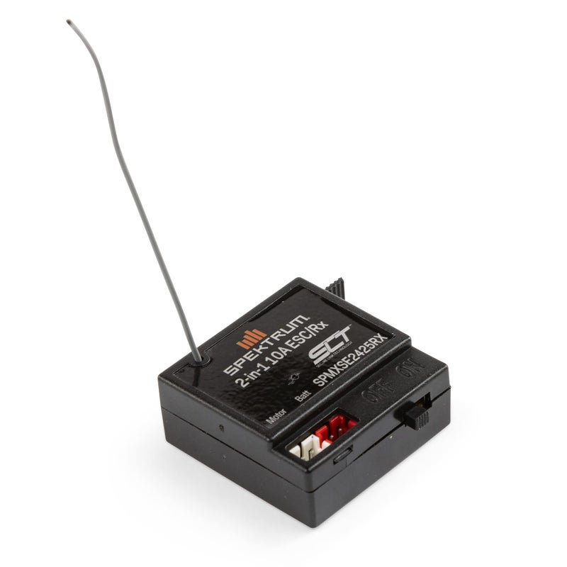 Spektrum 10 Amp Brushed 2-In-1 Esc/Slt Receiver Combo  Spmxse2425Rx - Image 1