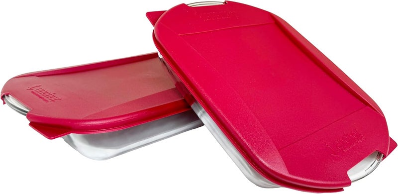 Anchor Hocking 4-Piece Essential Bakeware Set with Lids - Image 3