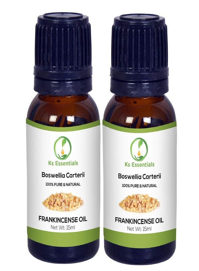 Ks Essentials 100% Pure Frankincense Essential Oil - (Boswellia Carterii) (Pack of 2-15ml) - Image 2