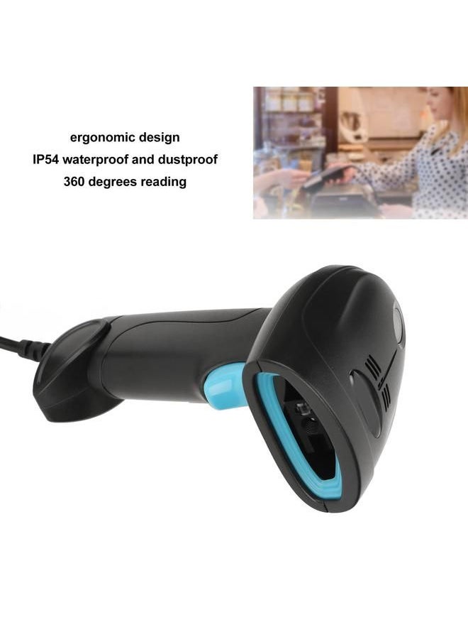 Arabest - Portable scanner Quick Scanning IP54 Waterproof Ergonomic Design USB scanner For 1D 2D shape code QR - Image 1