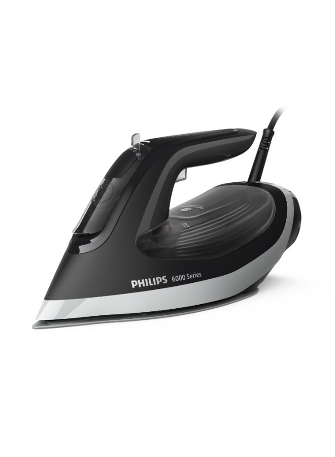 Philips 6000 Series Steam Iron High end irons 300 ml 2600 W DST6120/86 Black-Grey - Image 1
