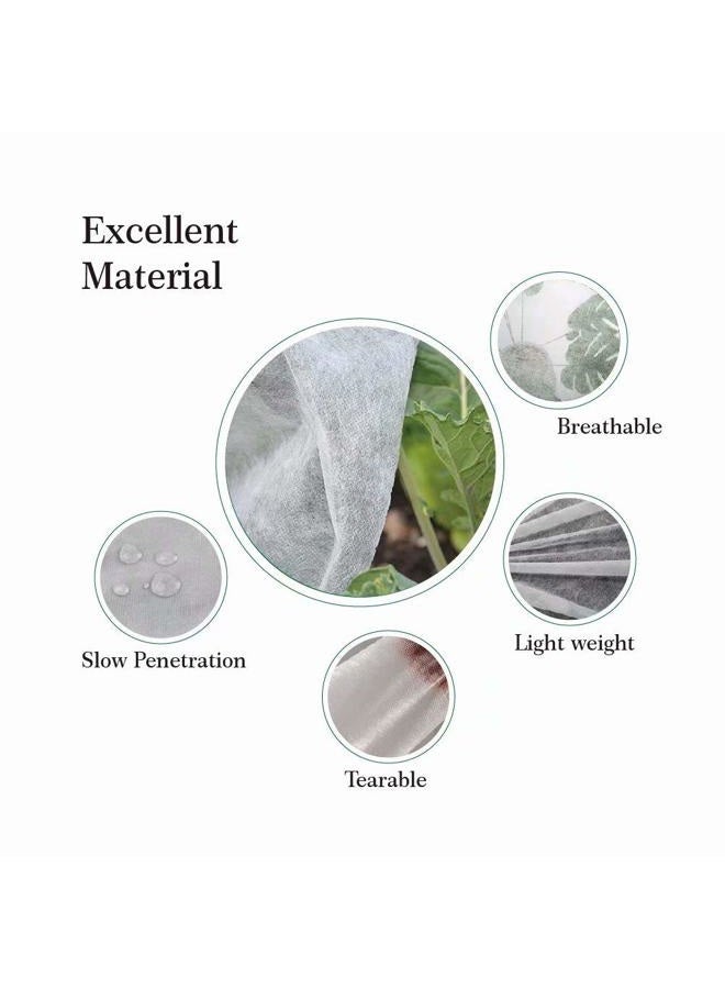 Agfabric Plant Covers Freeze Protection 7'x15' Row Covers for Vegetables, 0.9oz Frost Cloth for Garden - Image 2