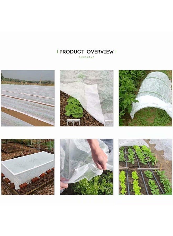 Agfabric Plant Covers Freeze Protection 7'x15' Row Covers for Vegetables, 0.9oz Frost Cloth for Garden - Image 4