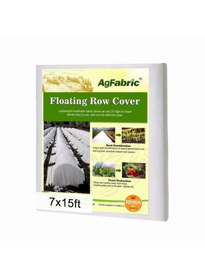 Agfabric Plant Covers Freeze Protection 7'x15' Row Covers for Vegetables, 0.9oz Frost Cloth for Garden - Image 1