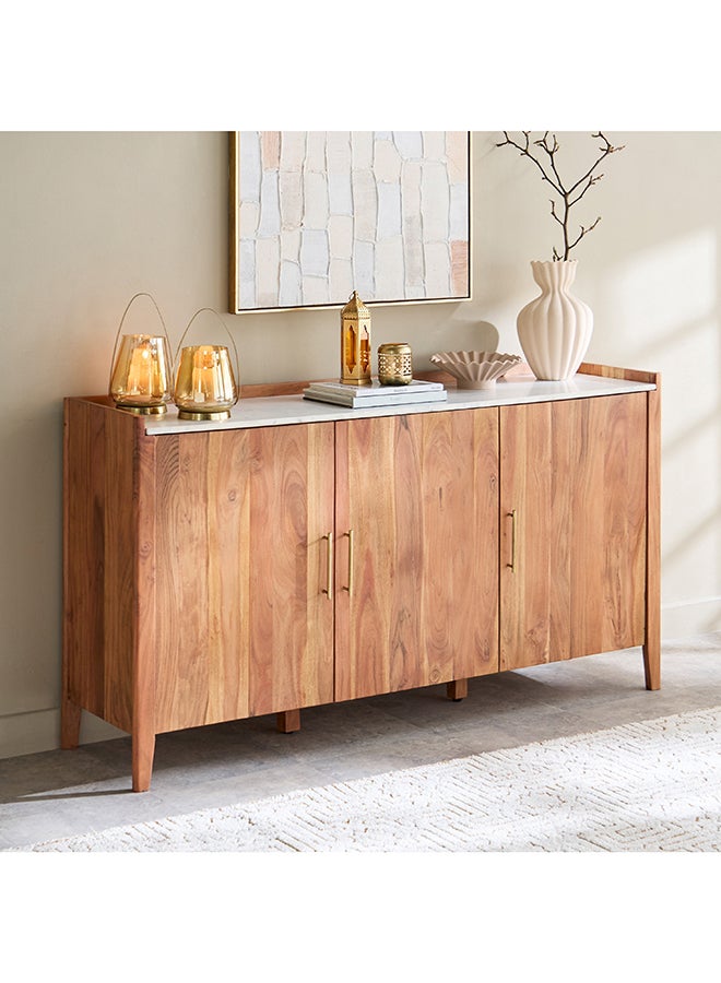 Home Box خزانة جانبية من الرخام الأصلي بطول 1.6 متر من Midtown NXT - Image 1