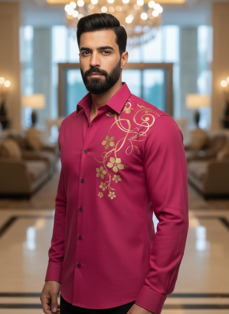 Bellstone Men’s Stylish Cotton Blend Casual Shirt || Full Sleeve Button-Down Shirt || Comfortable Breathable Fabric || Perfect for Casual Office and Outing Wear - Image 2