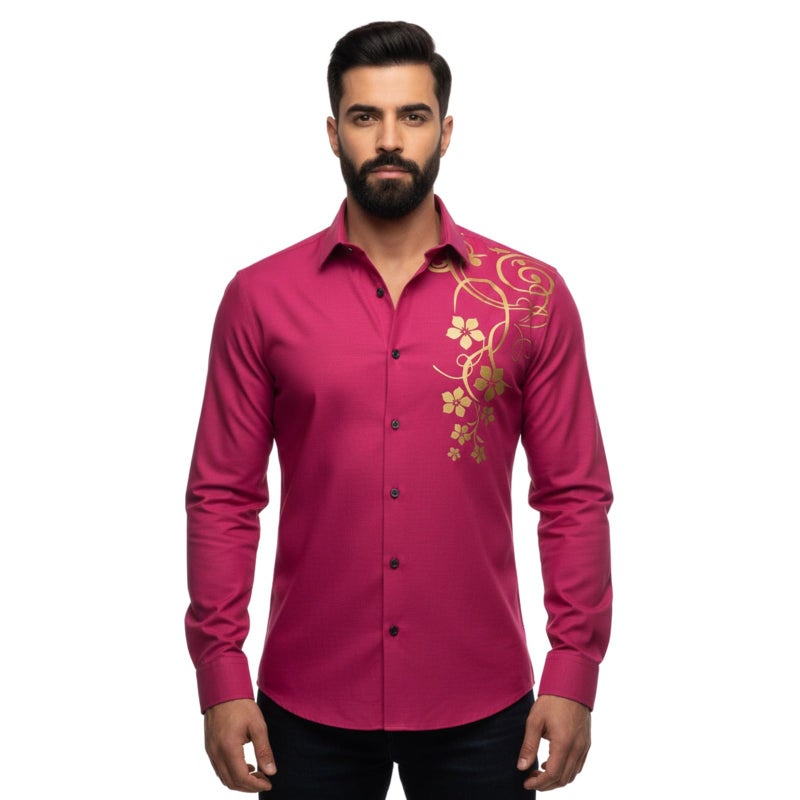 Bellstone Men’s Stylish Cotton Blend Casual Shirt || Full Sleeve Button-Down Shirt || Comfortable Breathable Fabric || Perfect for Casual Office and Outing Wear - Image 4
