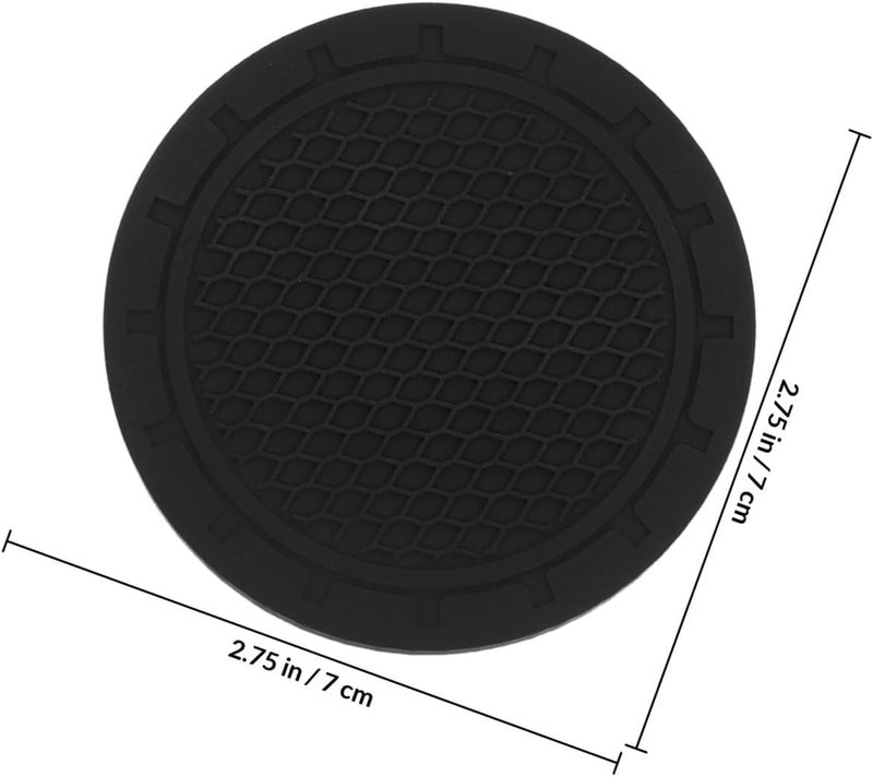 2pcs Cup Coasters Universal Cup Holder Resistant Non-Slip Vehicle Drink Coaster Automotive Interior Accessories for Travel - Image 2
