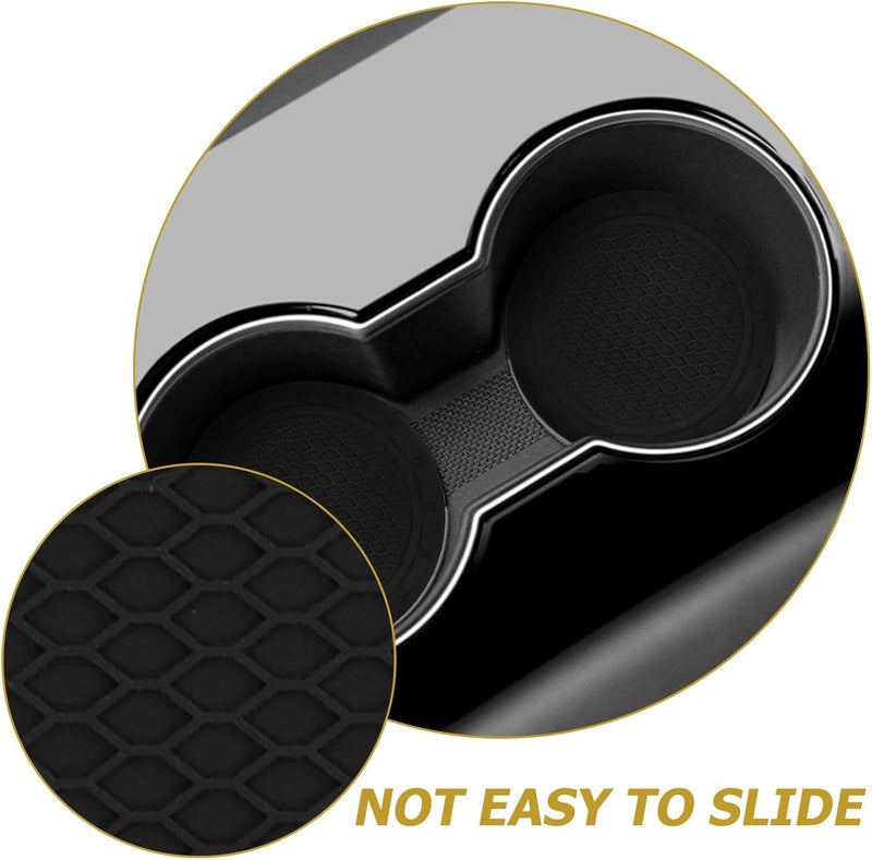 2pcs Cup Coasters Universal Cup Holder Resistant Non-Slip Vehicle Drink Coaster Automotive Interior Accessories for Travel - Image 3