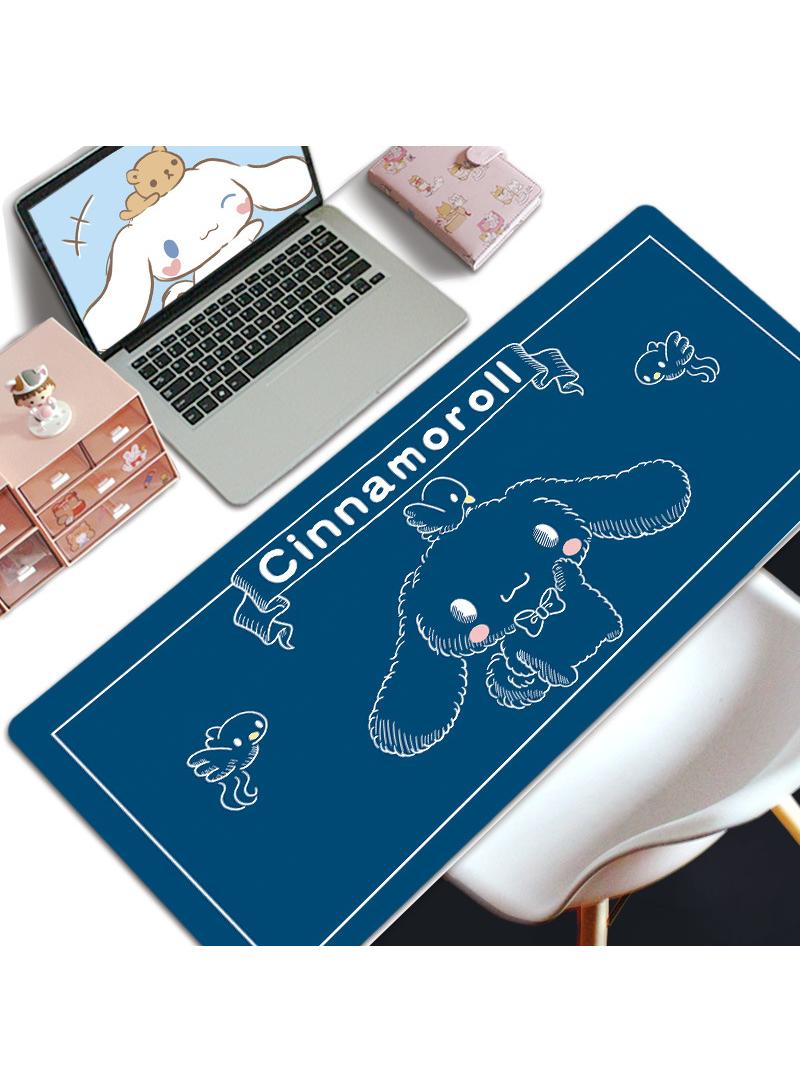 Y&D Cinnamoroll Gaming Mouse Pad Extended Large Mat Desk Pad Stitched Edges Mousepad Long Mouse Pad And Non-Slip Rubber Base Mice Pad 800x300x5mm - Image 1