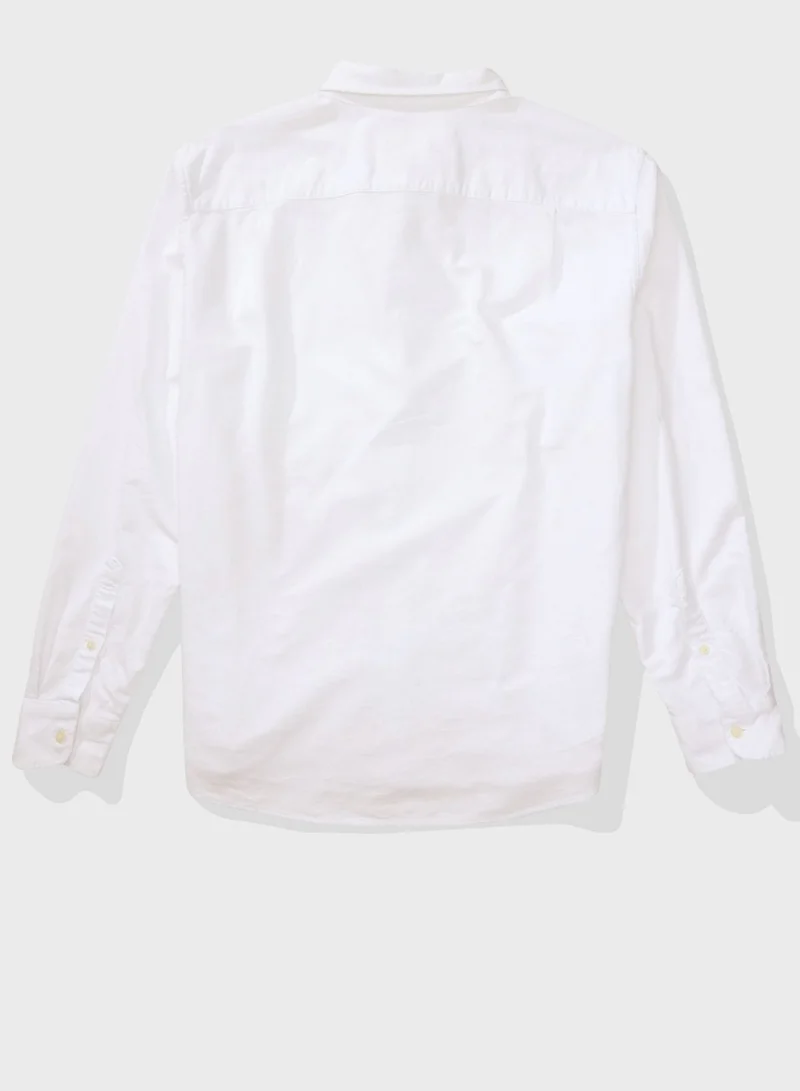 American Eagle Regualr Fit Button Up Oxford Shirt