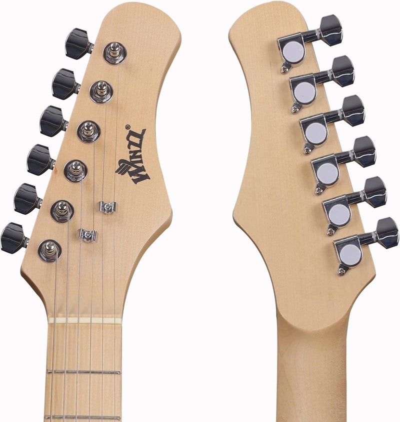 Winzz EGM100 30 Inches Real Kids Electric Guitar with Beginner Kit, Right Handed, Sunburst - Image 5