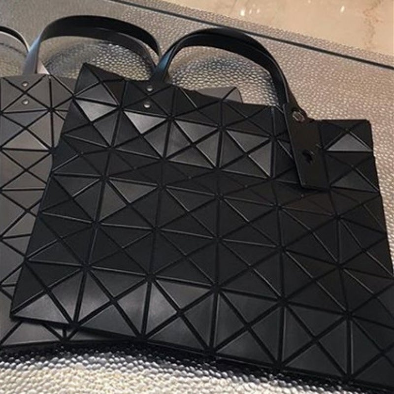 Original Factory'S Same Classic 6*6 Grids Same Background Colorful Frosted Shoulder Bag Satchel Joint Style Painted Graffiti Women'S Bag - Image 1