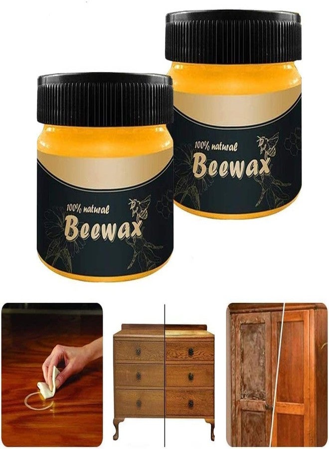 COLBEX wood Seasoning Bee wax Traditional Beeswax Polish for Wood & Furniture, All-Purpose Bee wax for Wood Cleaner and Polish Wipes - Non Toxic for Furniture to Beautify & Protect - Image 1