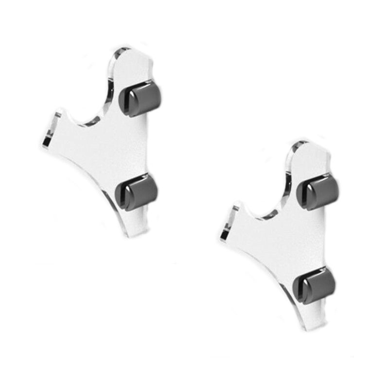 Light Saber Wall Mount: 5 Mm Transparent Acrylic - High Toughness Polished Edge Wall Holder for Light Saber Display & Storage - Image 1