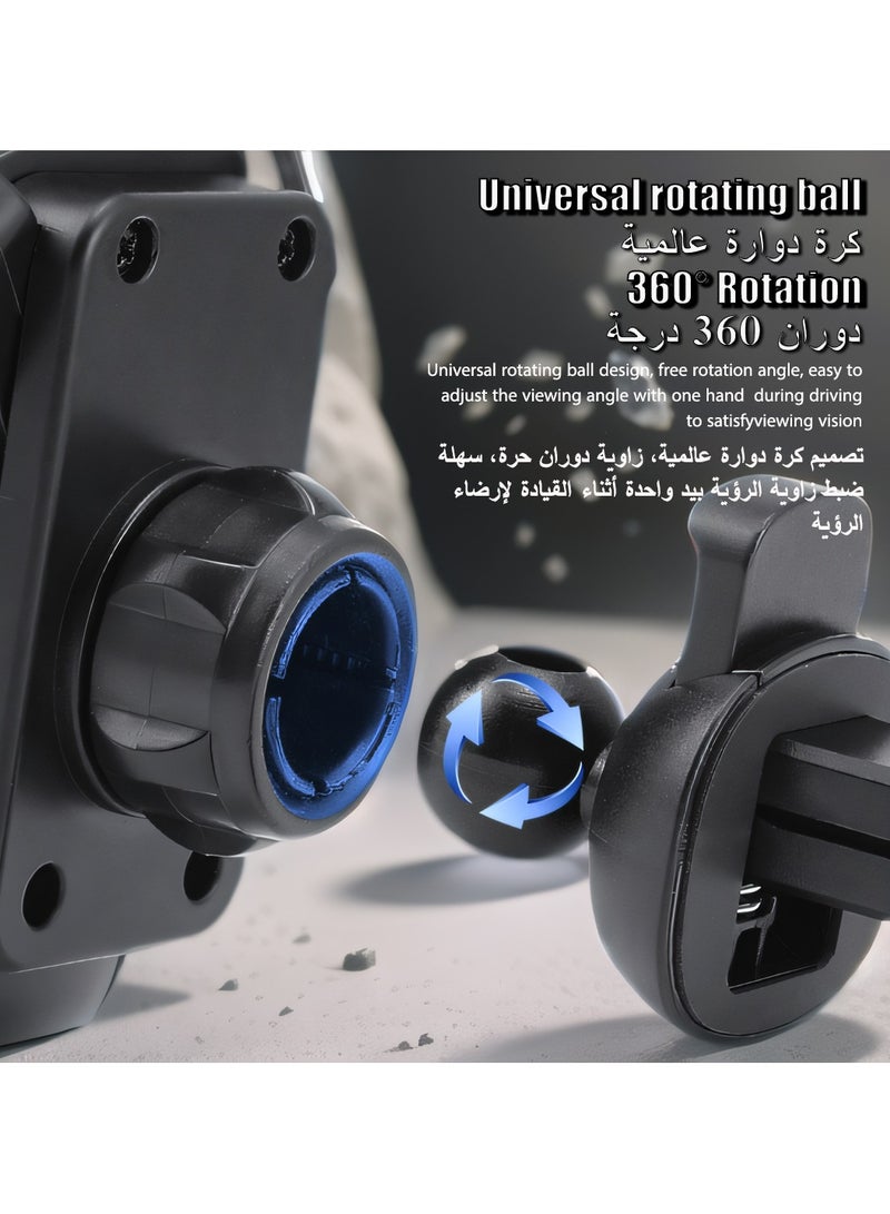 zero-g Car Phone Holder, Car For Air Vent Anti Shake Mobile Holder,Racing Seat Phone Holder Design,The Phone Holder Is Suitable For Mobile Phone Screens From 4.7 Inches To 7 Inches - Image 3