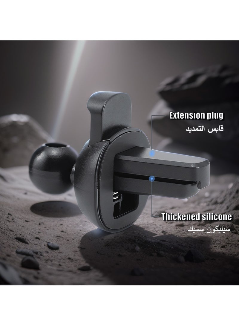 zero-g Car Phone Holder, Car For Air Vent Anti Shake Mobile Holder,Racing Seat Phone Holder Design,The Phone Holder Is Suitable For Mobile Phone Screens From 4.7 Inches To 7 Inches - Image 4