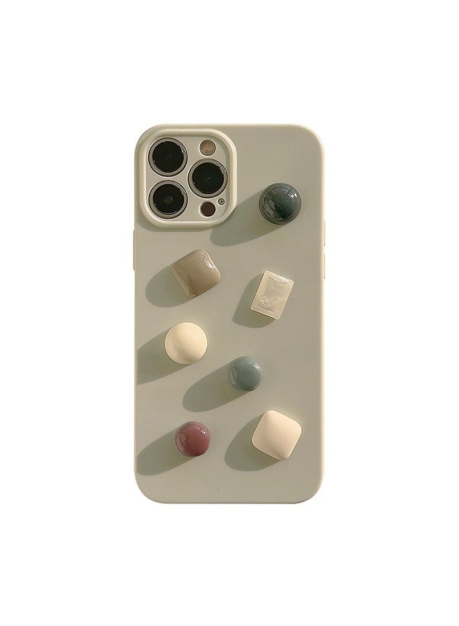 Phone Case For iPhone 15 Pro Max,Very stylish creative design, pure handcrafted, 3D gems Gentle Color the Phone Case - Image 1