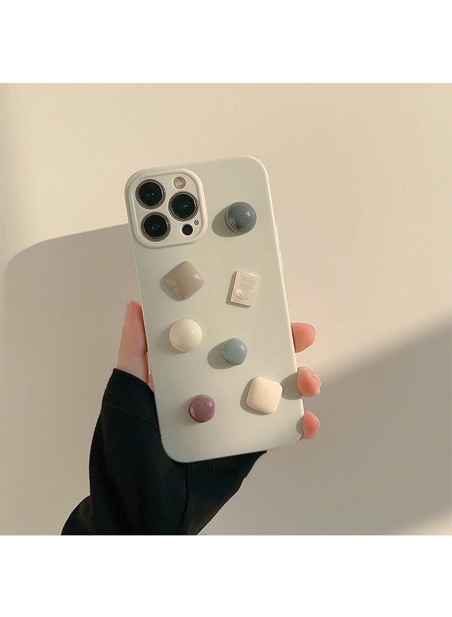 Phone Case For iPhone 15 Pro Max,Very stylish creative design, pure handcrafted, 3D gems Gentle Color the Phone Case - Image 2