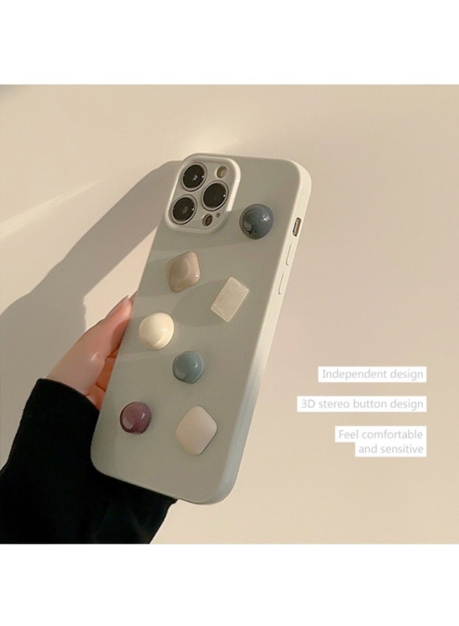 Phone Case For iPhone 15 Pro Max,Very stylish creative design, pure handcrafted, 3D gems Gentle Color the Phone Case - Image 4