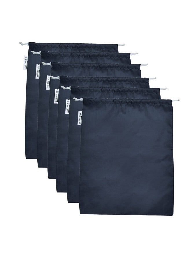 SHOESHINE SHOESHINE Waterproof & Dust Proof Shoes Bag (6 Pcs) Fine Quality Soft Fabric - Grey (WP_SB_6_Gry) - Image 1