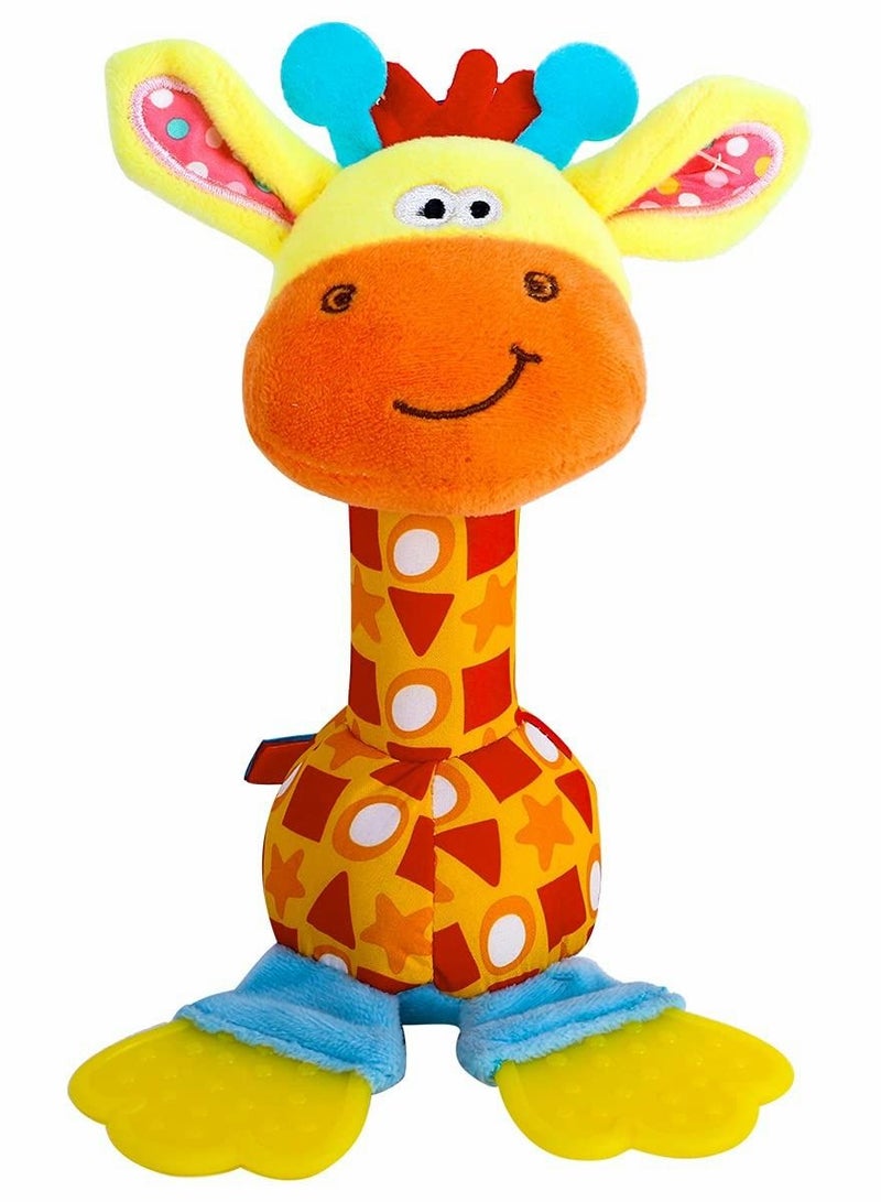 Excefore Baby Soft Rattles Shaker, Infant Developmental Hand Grip Baby Toys, Baby Sensory Learning Toys with Teether  - Image 2