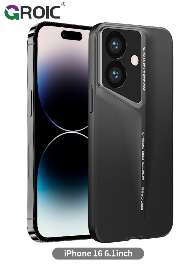 GROIC - Designed for iPhone 16 6.1 Inch Case, Ultra Thin Frosted Slim Minimalist Lightweight Matte Hard PC Compatible with iPhone 16 Cover Protective Shockproof Bumper Case Full Protection - Image 1