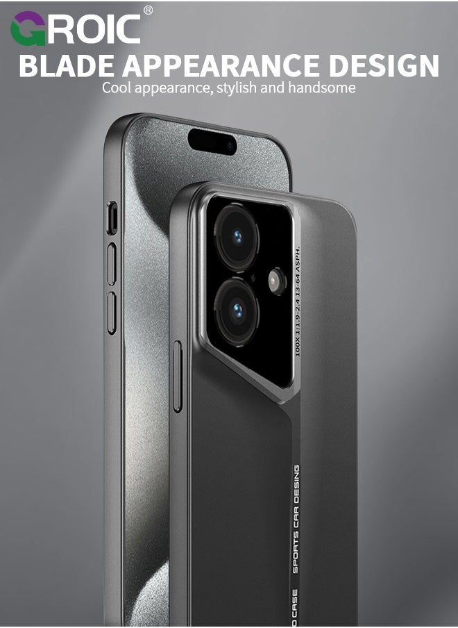 GROIC - Designed for iPhone 16 6.1 Inch Case, Ultra Thin Frosted Slim Minimalist Lightweight Matte Hard PC Compatible with iPhone 16 Cover Protective Shockproof Bumper Case Full Protection - Image 1