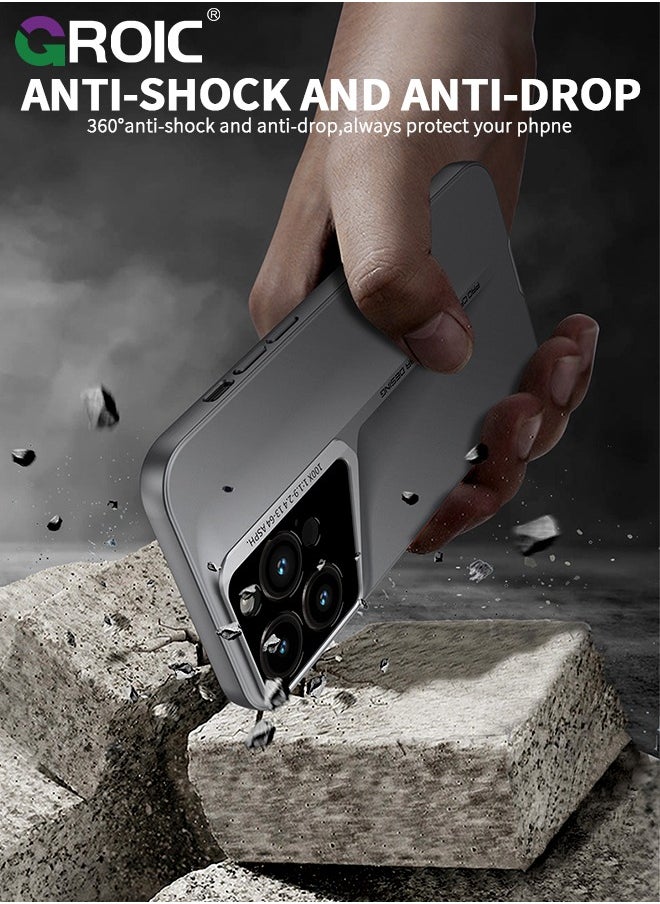 GROIC - Designed for iPhone 16 6.1 Inch Case, Ultra Thin Frosted Slim Minimalist Lightweight Matte Hard PC Compatible with iPhone 16 Cover Protective Shockproof Bumper Case Full Protection - Image 1