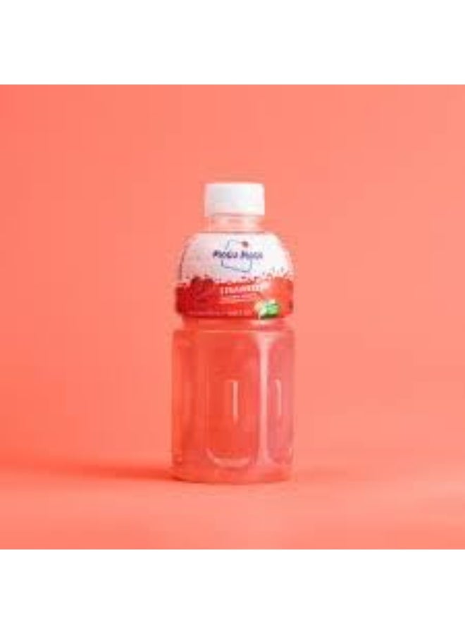 موجو موجو مشروب Mogu Mogu بنكهة الفراولة – عبوة 3 × 320 مل | مشروب منعش بنكهة الفواكه مع قطع ناتا دي كوكو - Image 5
