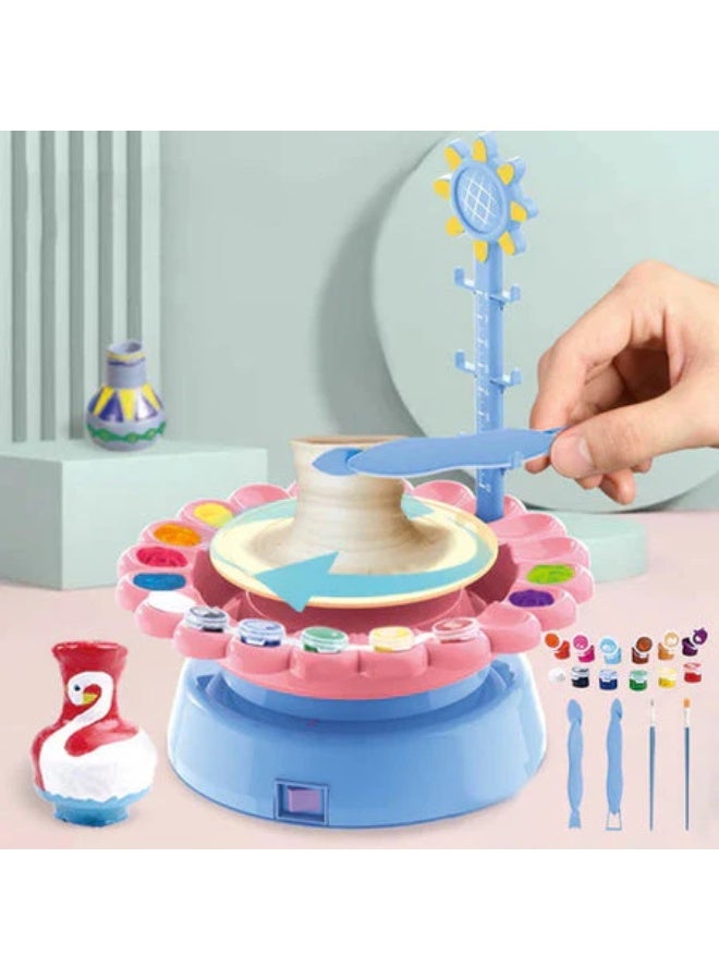 Clicko Hight-Quality Diy Pottery Wheel Light Weight, Foldable, Portable And Durable - Image 3