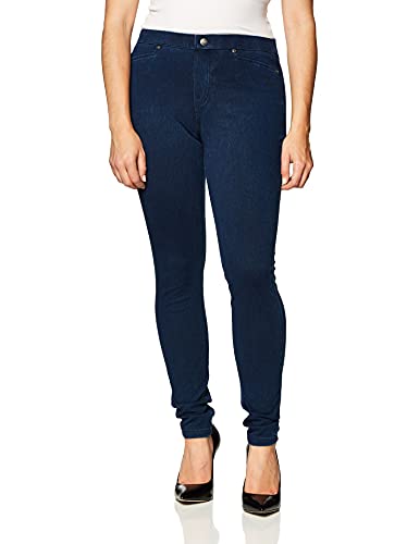 Hue Women's Plus-size Super Smooth Denim Leggings, Ink Wash, XXL - Image 4