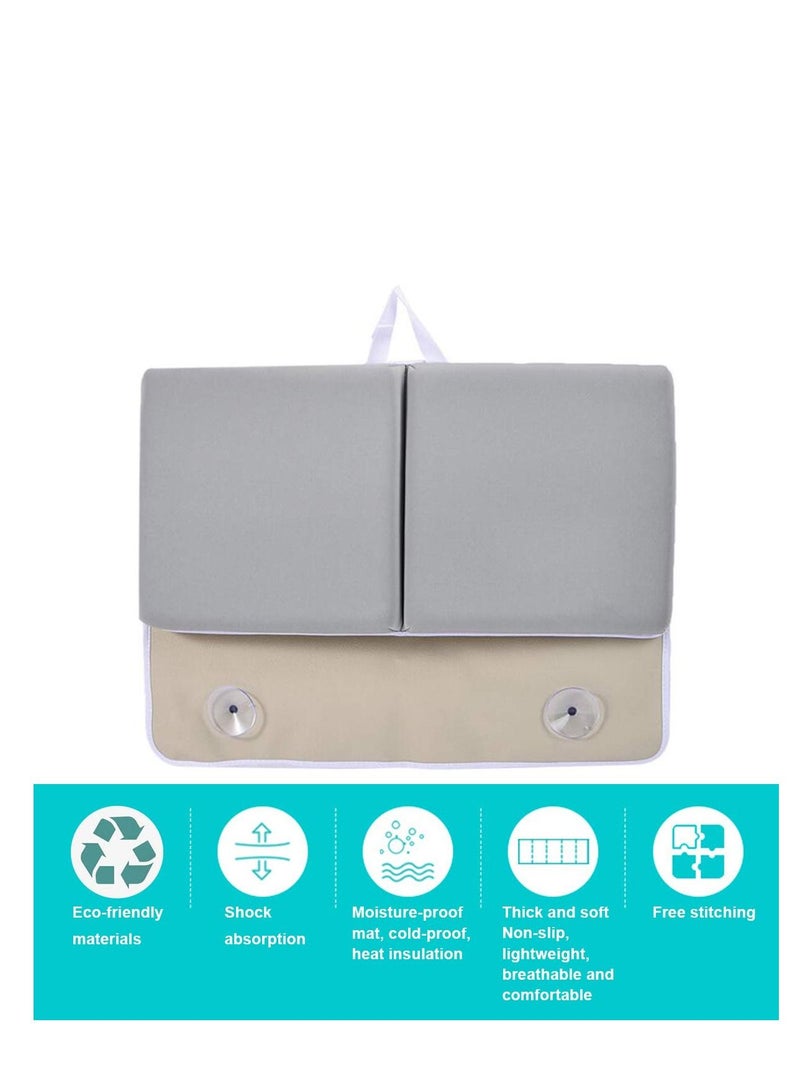 كاست ويف Baby Bath Kneeler and Elbow Rest Pad Set Foam Kneeling Neoprene for Bathing with Toy Storage Tub Thick Soft Quick Drying Non-Slip - Image 4
