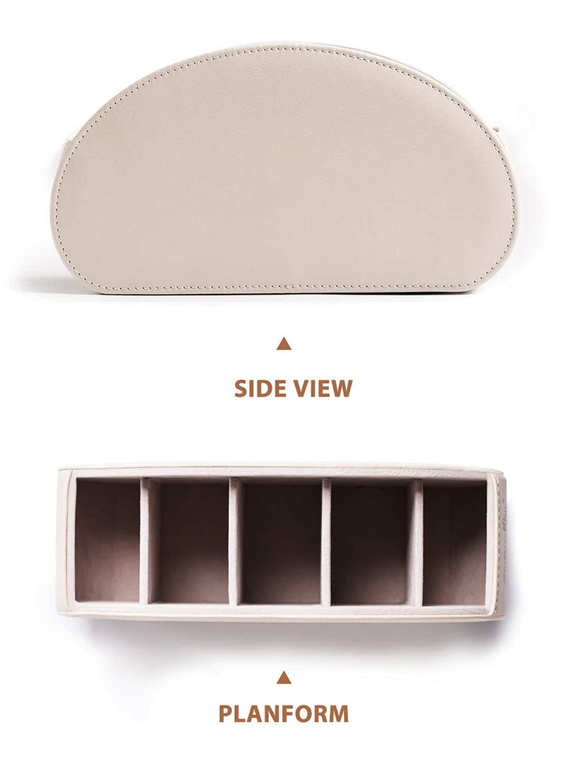 Generic Remote Control Holder and Organizer - Multifunctional Desk Storage Box with 5 Compartments  - Image 4