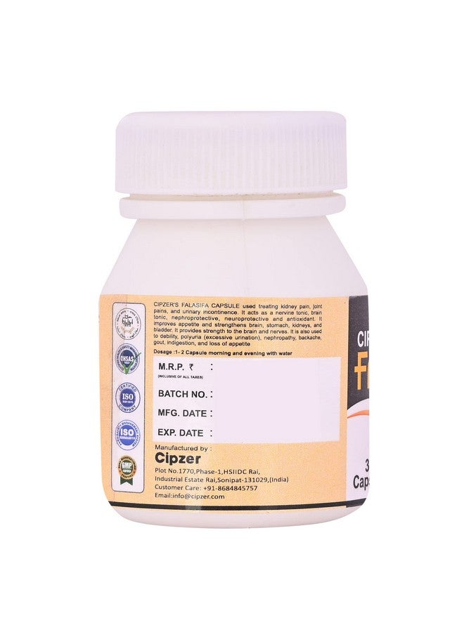 Cipzer Falshifa Capsule Ayurvedic Supplement for provides strength to the Brain Learning, Kidney Pain & Helps to manage stomach problems 60 Capsules (Pack of 1) - Image 3