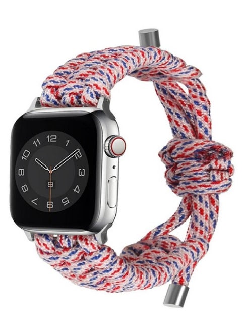Apple Watch Band - Red/Blue/White Camouflage (38/40/41)mm