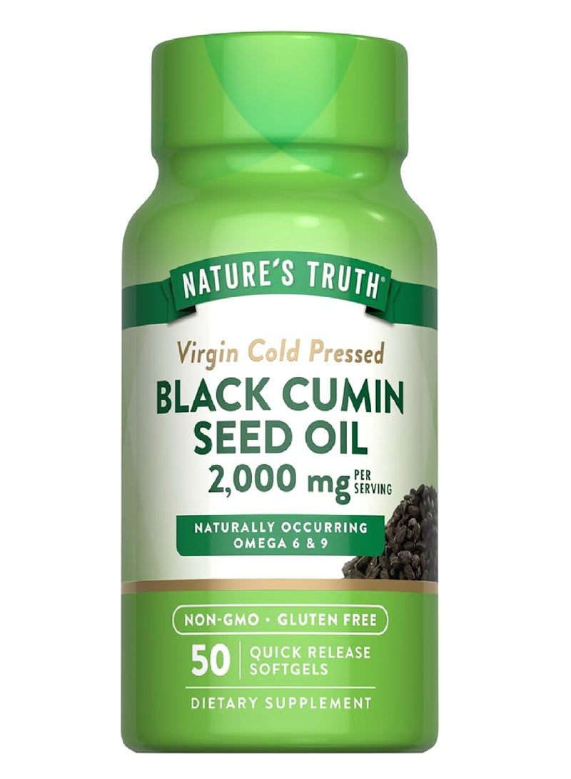 now NT BLACK CUMIN SEED OIL 2000MG 50softgels