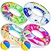 Parentswell 6Pack Pool Party Set Parentswell Inflatable Pool Float Swimming Rings 4 Pool Tubes with 2 Beach Balls Pool Party Favors for Summer Pool and Beach Fun - Image 2