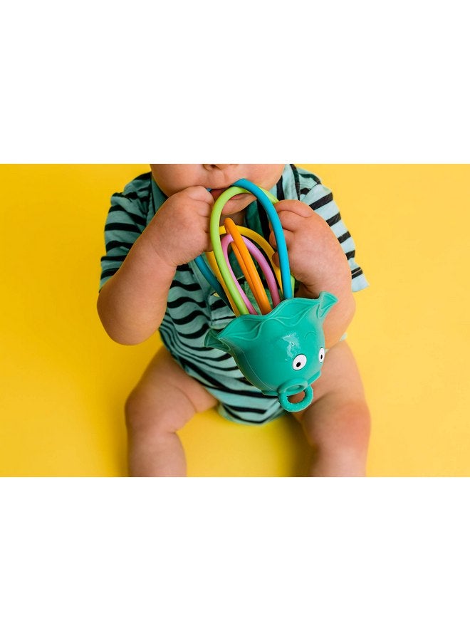 Baby Banana Baby Banana - Lil' Squish Jellyfish, Teether Sensory Rattle Newborn and Infant Toys to Chew  - Image 3