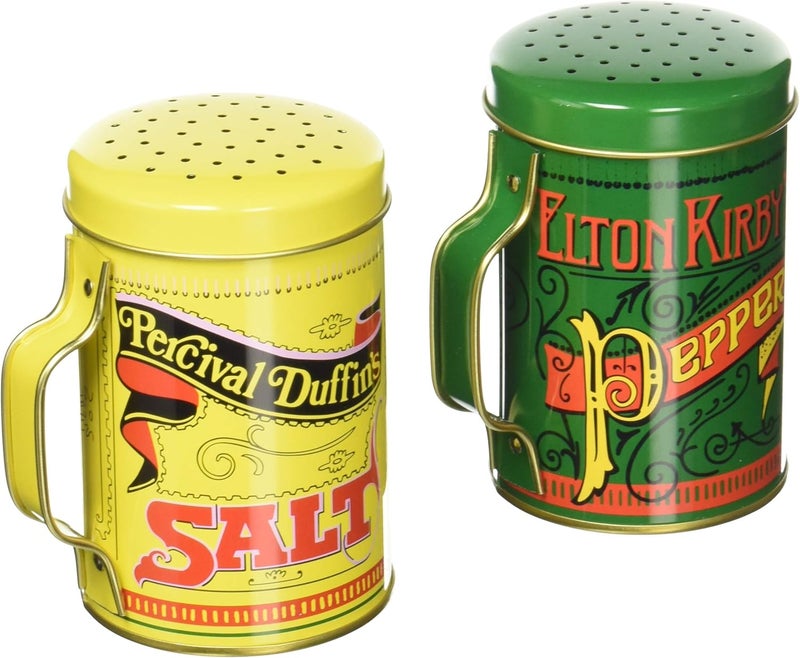 Norpro 713 Salt and Pepper Shaker Set, 4in/10cm and holds 10oz, Multicolor - Image 1