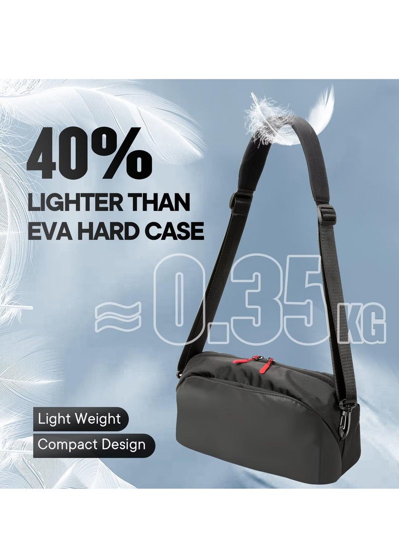 SYOSI Carrying Case Compatible with Steam Deck & Rog Ally, Portable Travel Case for Rog Ally Steam Deck & Accessories, Soft Sling Shoulder Carry Bag Daily Travel Game Bag  - Image 4