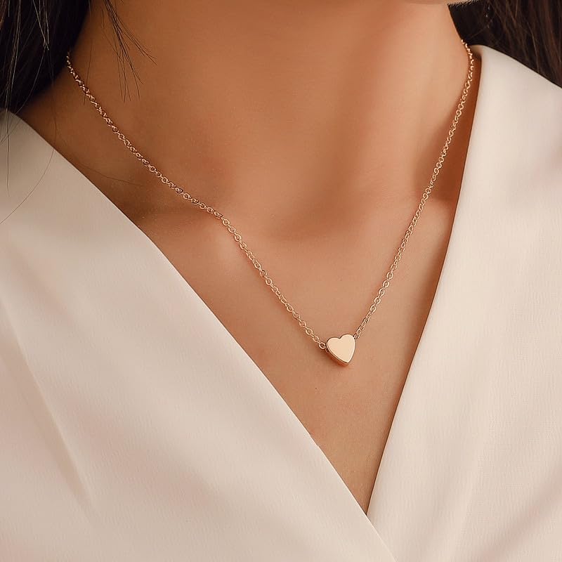 Ieftop Teen Girl Gifts - Gold Heart Necklaces Girls Kids Jewelry First Birthday Sweet 8 9 10 11 12 13 14 15 16 17 18 Year Old Personalized Teens Gifts Trendy - Image 4