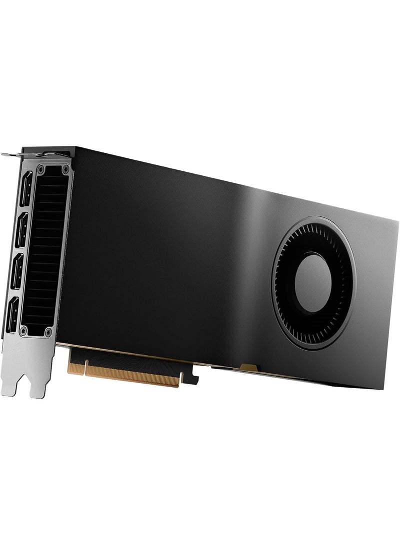 بي إن واي بطاقة الرسوميات NVIDIA RTX 4500 من جيل Ada بسعة 24 جيجابايت GDDR6 ECC، PCIe 4.0 x16، 7680 نواة CUDA، 240 نواة Tensor، 60 نواة RT، 4x DisplayPort 1.4a، ترميز/فك ترميز AV1، DLSS 3.0، تتبع الأشعة OptiX، عرض نطاق 432 جيجابايت/ثانية، مروحة تبريد، 210 واط TDP، جاهز للواقع الافتراضي/الذكاء الاصطناعي/الرندر ثلاثي الأبعاد/تحرير الفيديو | VCNRTX4500ADA-SB - Image 2