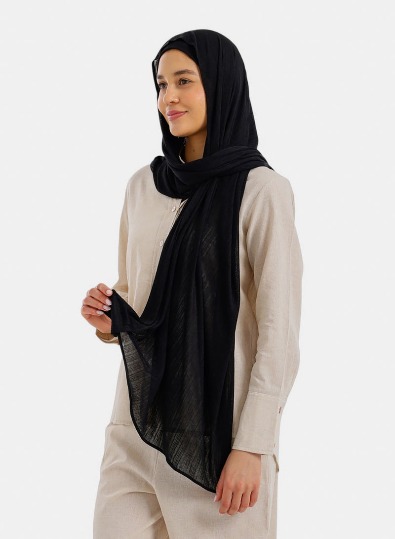 Carina Crinkle Scarf with Bandana - Image 2